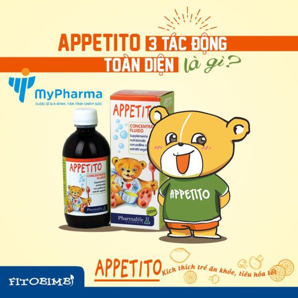 Siro Appetito Bimbi - Giúp Trẻ Ăn Ngon, Phát Triển Toàn Diện Cho Trẻ 200ml