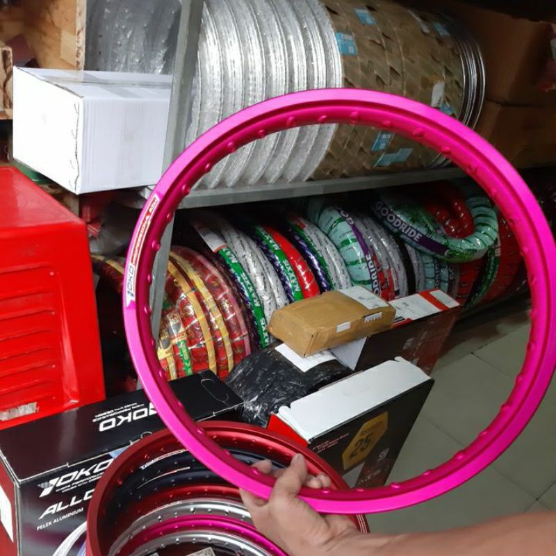 Niềng nhôm YOKO thai lan TRƯỚC VÀ SAU