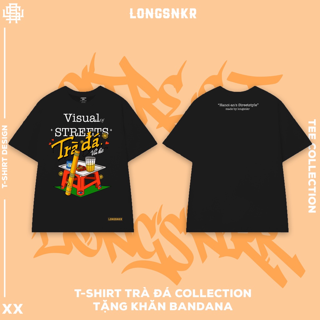 _T-shirt "Trà đá" Collection - áo thun form Oversize, Longsnkr Streetwear