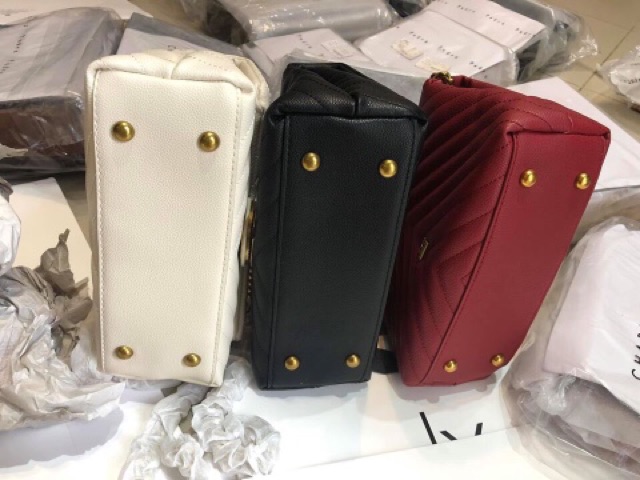 Túi LYN quai cầm đính