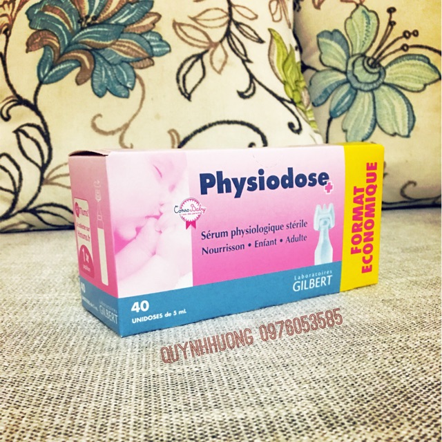 Nước muối sinh lý Physiodose 40x5ml