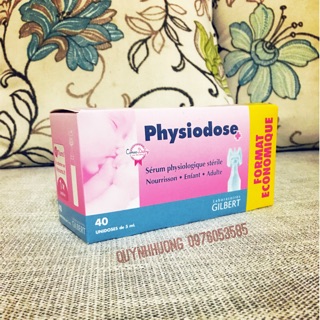 Nước muối sinh lý Physiodose 40x5ml