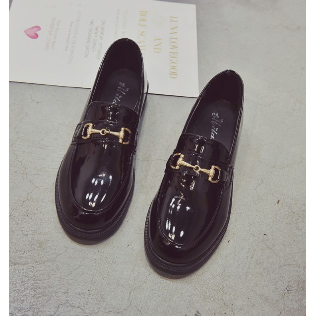 [SẴN] G005 Giày búp bê oxford đen da bóng giá cực rẻ | BigBuy360 - bigbuy360.vn