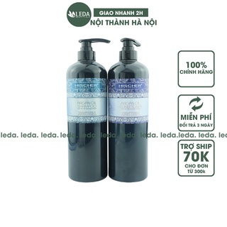 Dầu gội Hischer hương nước hoa dầu gội argan oil phục hồi siêu mềm mượt 1000ml LEDA