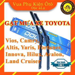 Gạt mưa Toyota Vios, Camry, Altis, Yaris, Fortuner, Innova, Hilux và các dòng xe khác của Toyota