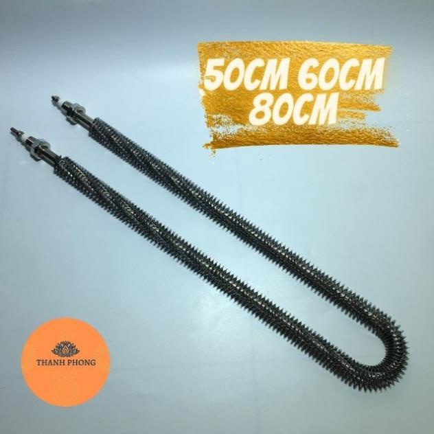 Điện Trở Sấy Khô Chữ U Thanh Nhiệt Cánh Tản Đốt Nóng 50cm 220V 380V
