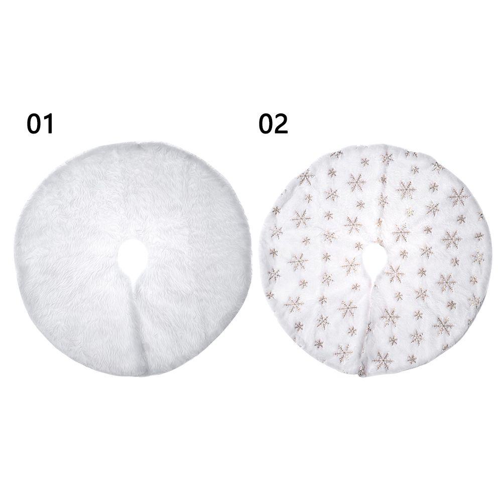 WATTLE 1 Thảm Lông Xù Hình Hoa Tuyết Trang Trí Cây Thông Giáng Sinh