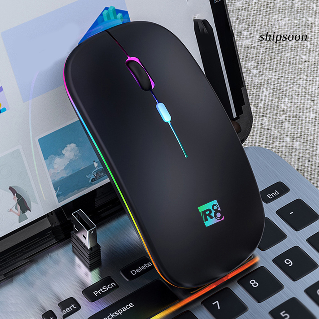 Chuột Quang Không Dây Ssn - R8-A6 2.4g Có Đèn Led Cho Laptop | BigBuy360 - bigbuy360.vn