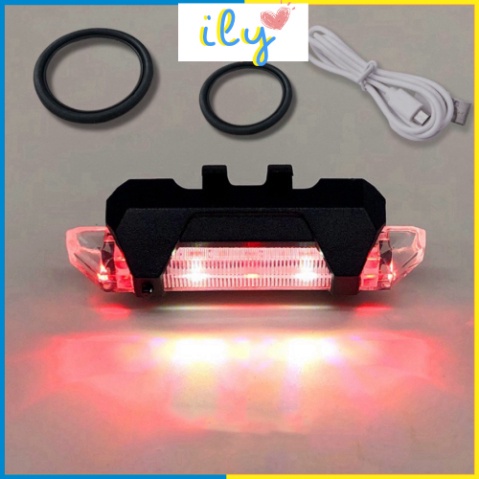 Đèn LED chống thấm nước sạc USB cho xe đạp chất lượng cao ILY