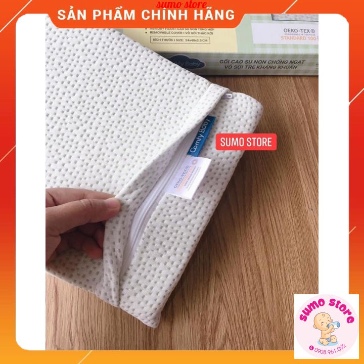 Gối nằm sợi tre chống ngạt comfy baby