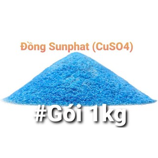 Đồng Sunphat Tinh Thể Cắt Rong Rêu Tảo,Nấm Cá...#CuSO4 gói 500gr