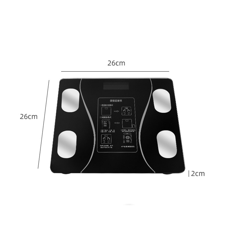 Cân Điện Tử, Cân Sức Khỏe Kính Cường Lực Tải Trọng 180kg Màn Hình Led Công Nghệ Hiện Đại Độ Chính Xác Cao