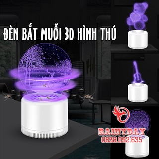 [LOẠI XỊN] Đèn ngủ bắt muỗi máy bẫy hút bắt diệt muỗi UV thông minh hình trụ mosquito killer usb