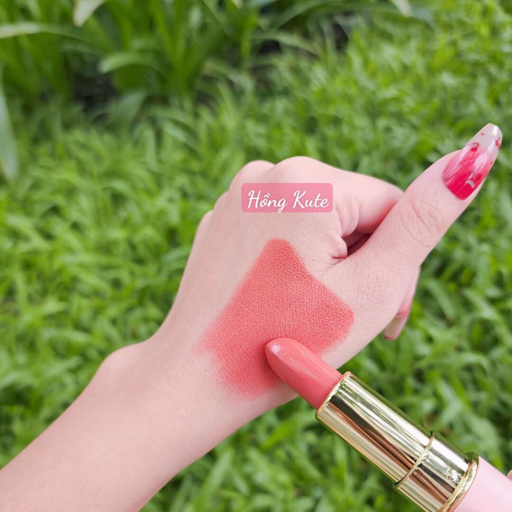 Son sáp lì Rosy Sweet Love, không chì , không thủy ngân, bền màu 12h, Acosmetics