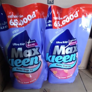 Nước giặt xả Max Kleen 3.8kg(mẫu mới)