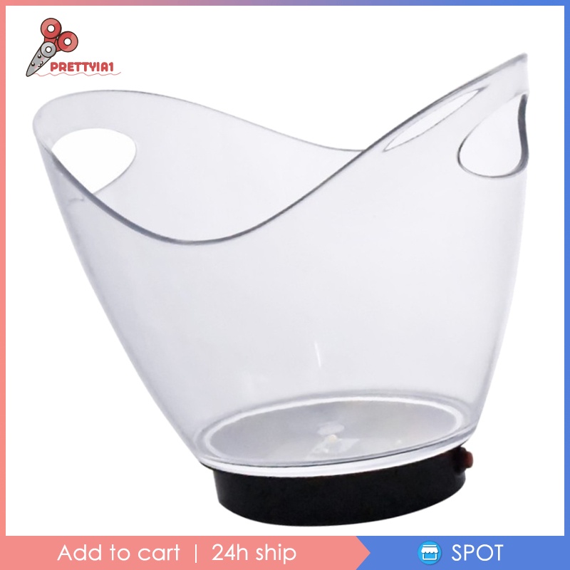 Thùng Đá Giữ Lạnh Bia Rượu Có Đèn LED 2L Cho Quán Bar / Câu Lạc Bộ