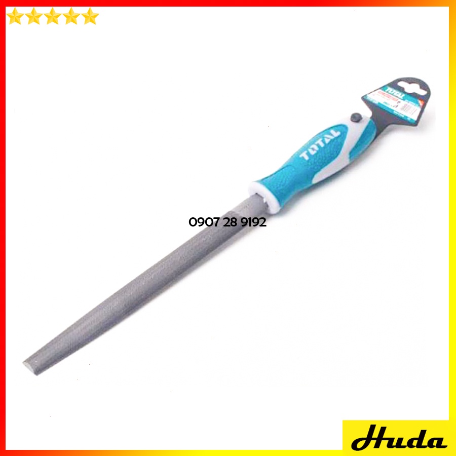 Giũa gỗ dẹp tròn bán nguyệt dài 200mm Total Ingco chất liệu thép cao cấp