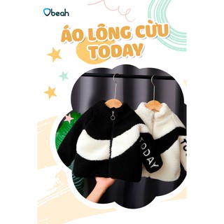 Obeah Áo khoác lông cừu TODAY ấm áp Fullsize 100 đến 150 cho bé từ 3