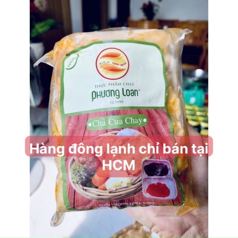 500g CHẢ CUA CHAY PHƯƠNG LOAN/ CHAY TÂM PHÁT/ Chỉ bán HCM