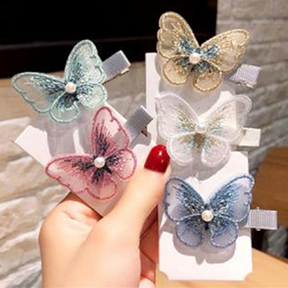Kẹp tóc hình bướm xinh xắn cho bé gái