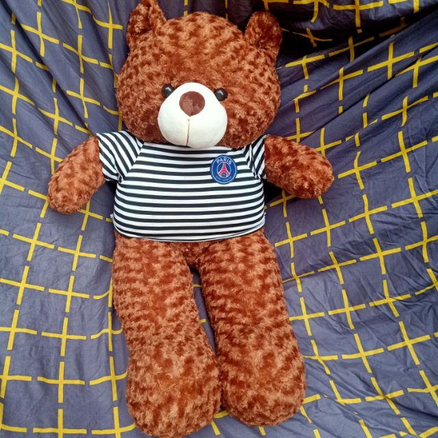 Gấu bông, gấu teddy khổ m4 dài m2 màu nâu bò