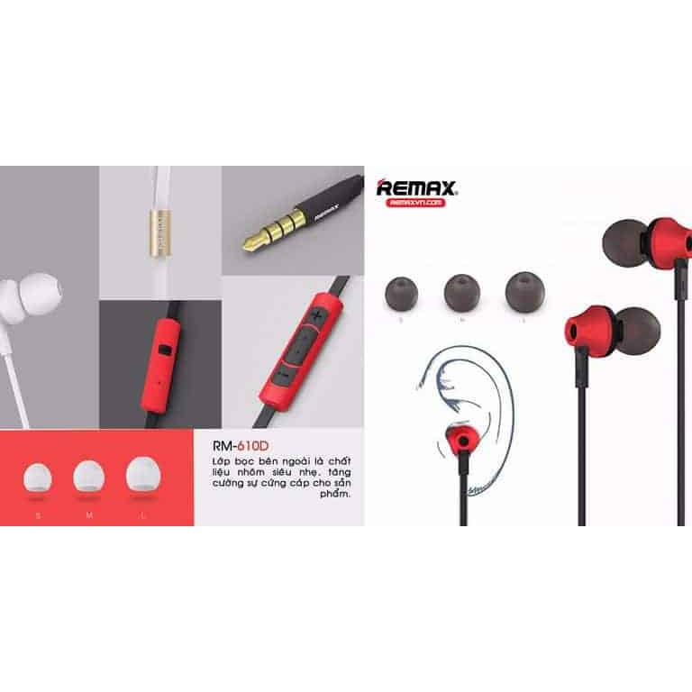 Tai Nghe In Ear Remax RM-610D