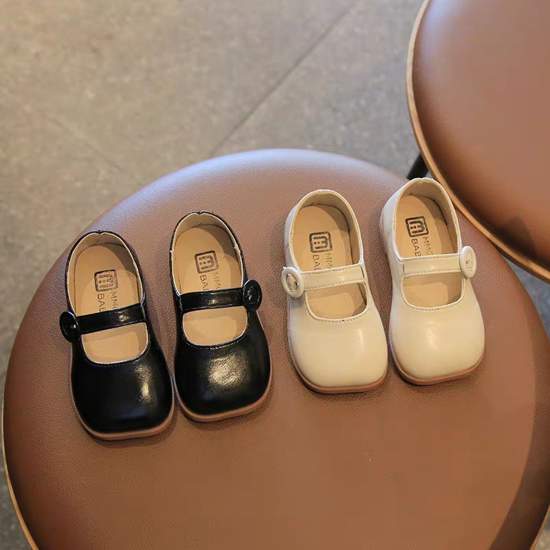 Giày búp bê cho bé gái phong cách Hàn Quốc da mềm mã mới V293