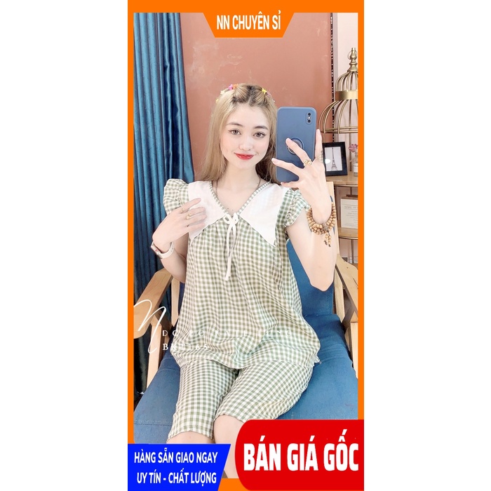 Đồ bộ kate lửng bèo cực xinh BKT ⚡Ảnh thật⚡ Đồ bộ nữ ⚡ Đồ bộ mặc nhà