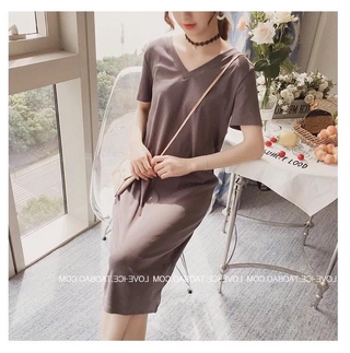 Combo váy cổ v