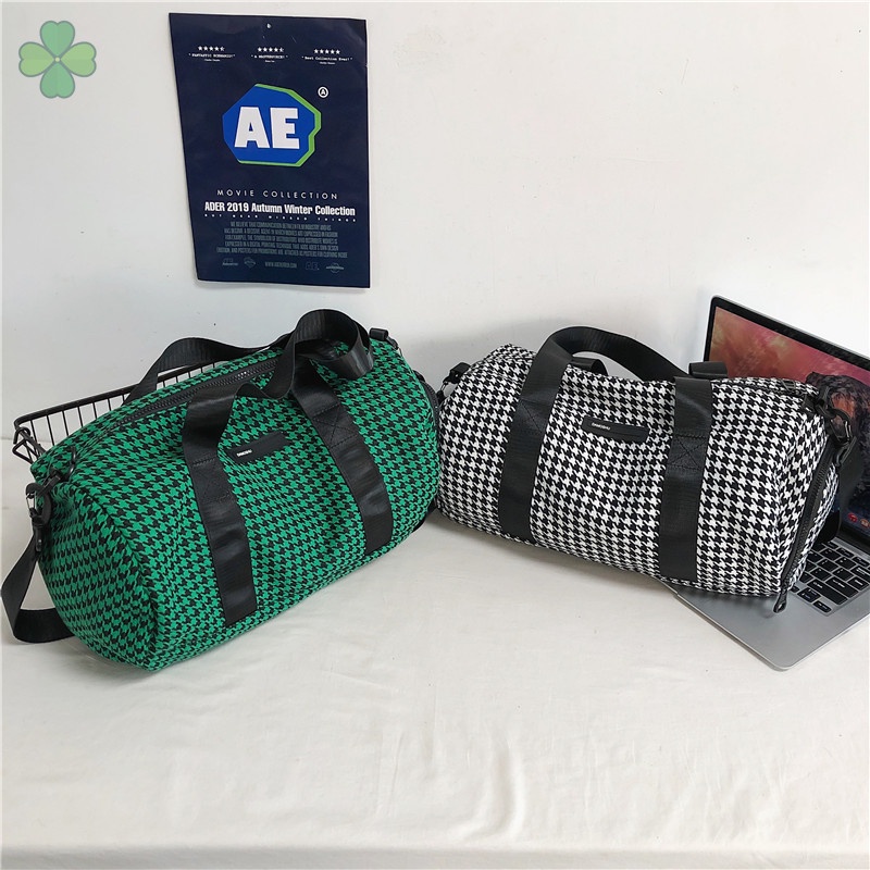 Túi xách cỡ lớn kẻ sọc caro thời trang trẻ trung