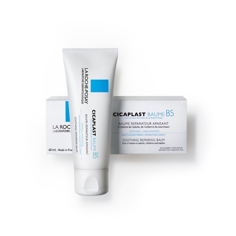 Kem dưỡng giúp làm dịu, làm mượt, làm mát & phục hồi da phù hợp cho trẻ em La Roche-Posay Cicaplast Baume B5 40ml