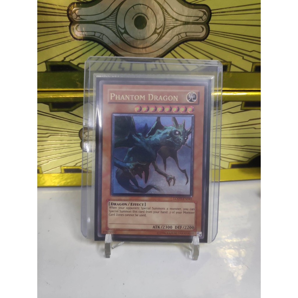 [ Dưa Hấu Yugioh ] Lá bài thẻ bài Phantom Dragon - Ultimate Rare Unlimited - Tặng bọc bài nhựa bảo quản