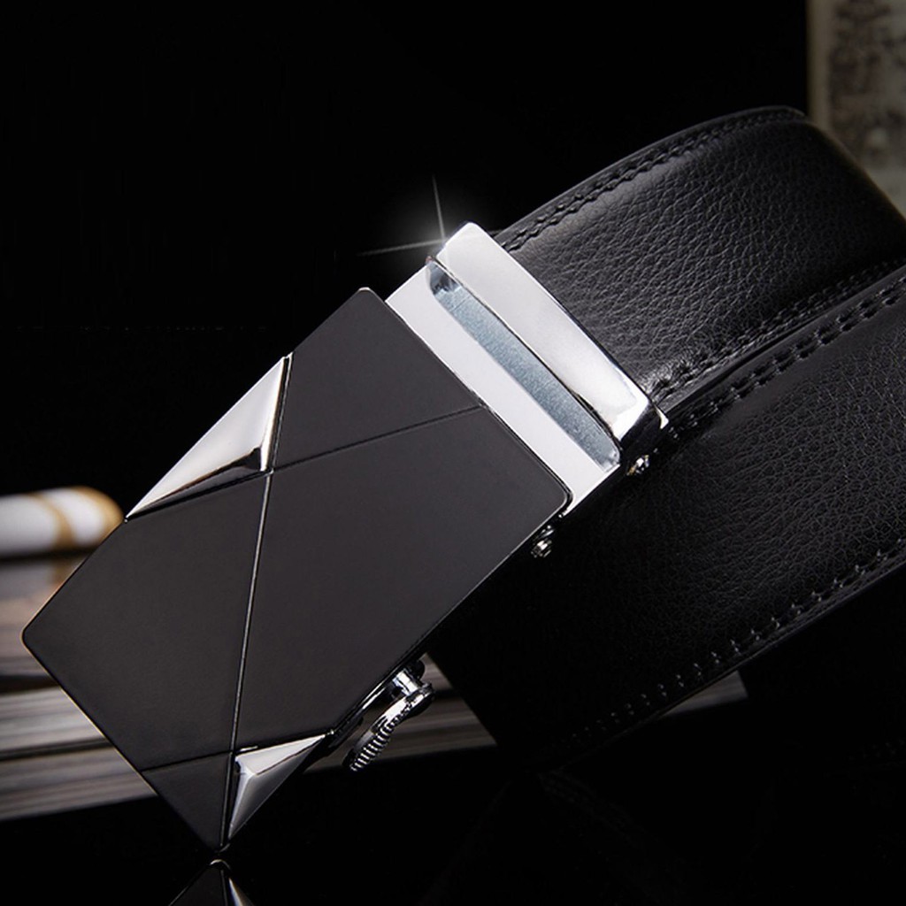 Thắt lưng/ dây nịt nam khóa tự động có hộp đựng hãng theo kè