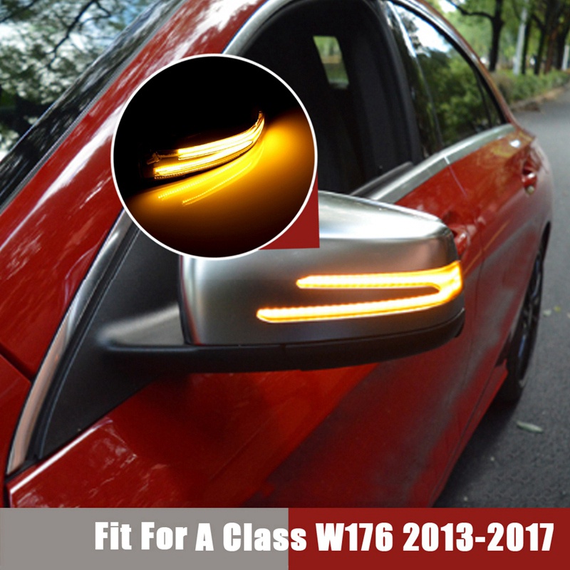 Đèn LED Nhấp Nháy Báo Rẽ Gắn Gương Chiếu Hậu Màu Hổ Phách Cho Mercedes-Benz W221 W212 W204 W246