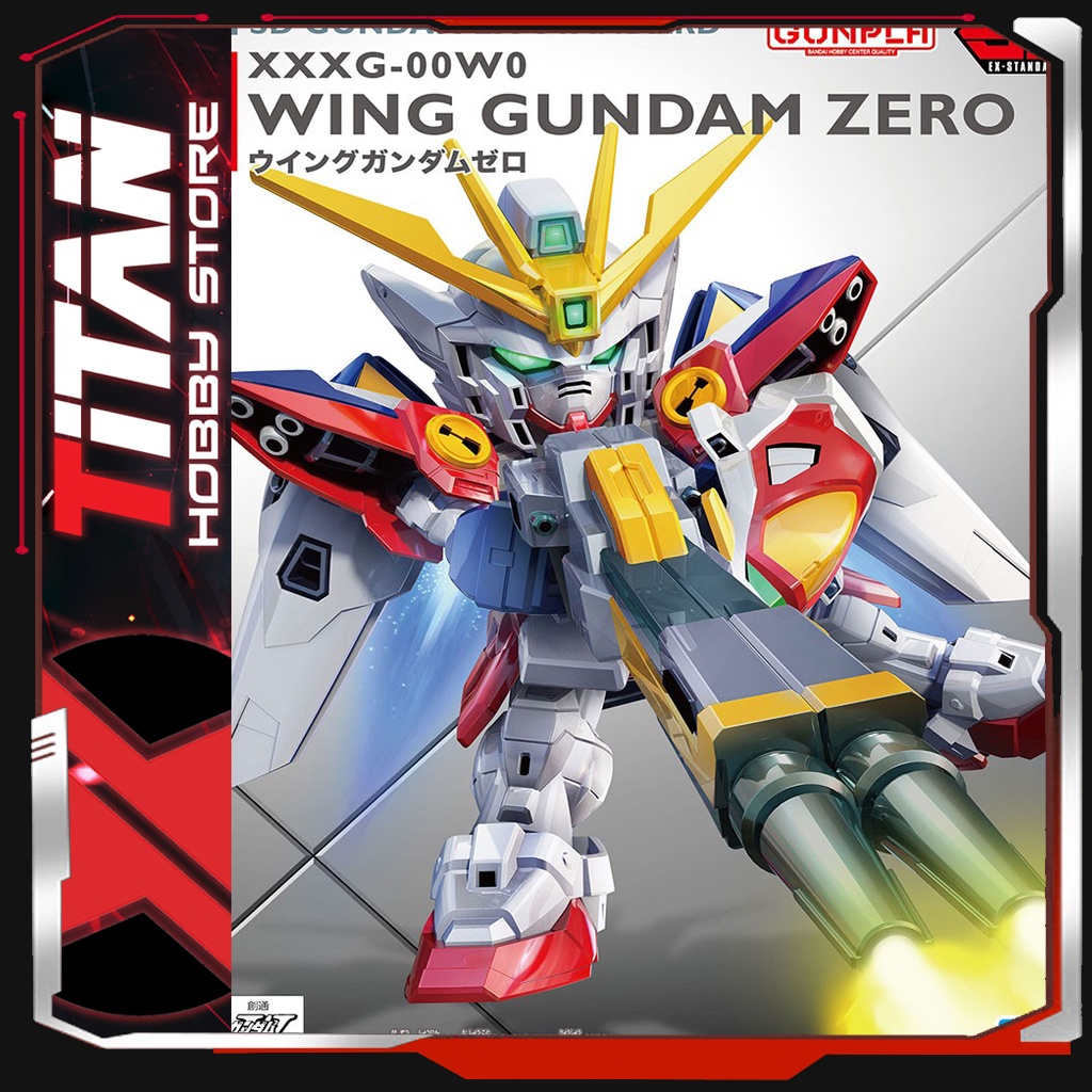 Mô hình lắp ráp GunplaSD GUNDAM EX-STANDARD WING GUNDAM ZERO  Bandai Japan