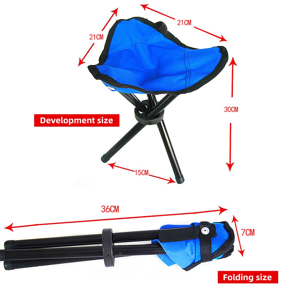 Ghế đẩu JUJIAJIA  di động tiện dụng cho hoạt động ngoài trời vải oxford