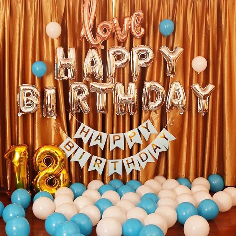 [Ảnh thật] Set trang trí sinh nhật lung linh HPBD (COMBO 93)