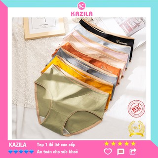 Quần lót nữ cotton cao cấp tân cổ điển, quần chip nữ dễ thương kháng khuẩn co giãn siêu thấm Kazila QLH57