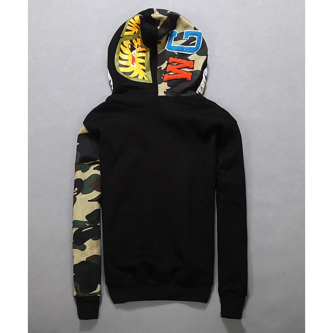 New A Bathing Ape Bape WGM Shark Simplicity Camouflage Hoodie Sweater Men Women Casual Jacket | BigBuy360 - bigbuy360.vn