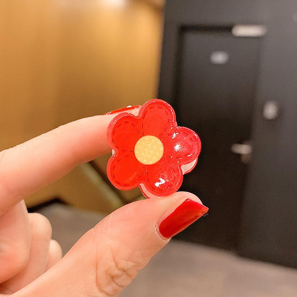 Kẹp Tóc Hình Nơ / Trái Tim Màu Đỏ 15H Xinh Xắn Cho Nữ