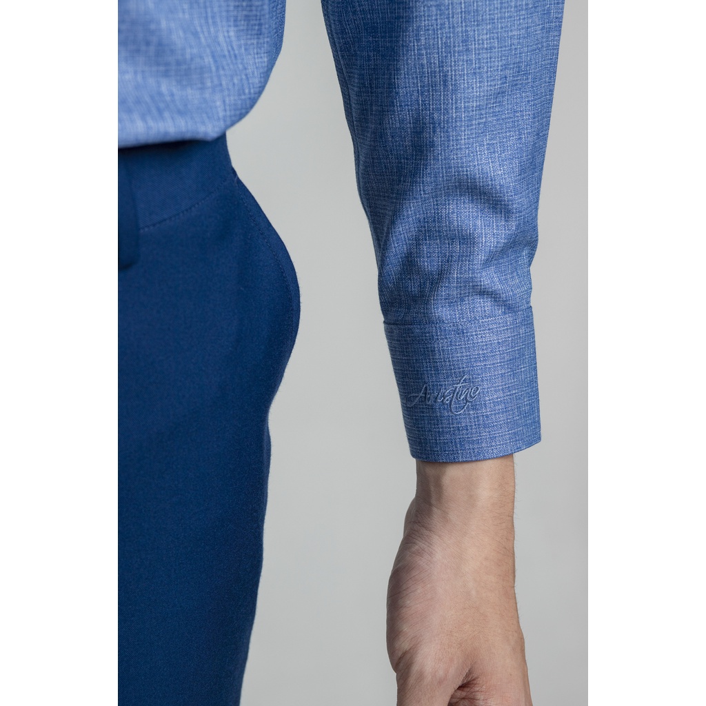 Áo sơ mi dài tay nam ARISTINO phom Regular fit, thiết kế tà lượn, màu sắc lịch sự, chỉn chu - ALS23901