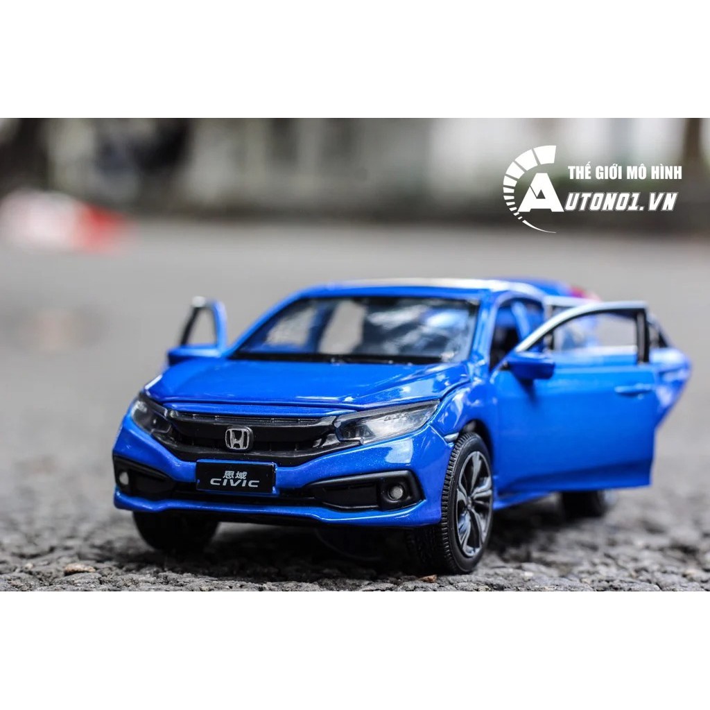 MÔ HÌNH XE HONDA CIVIC BLUE 1:32 JACKIEKIM 5754