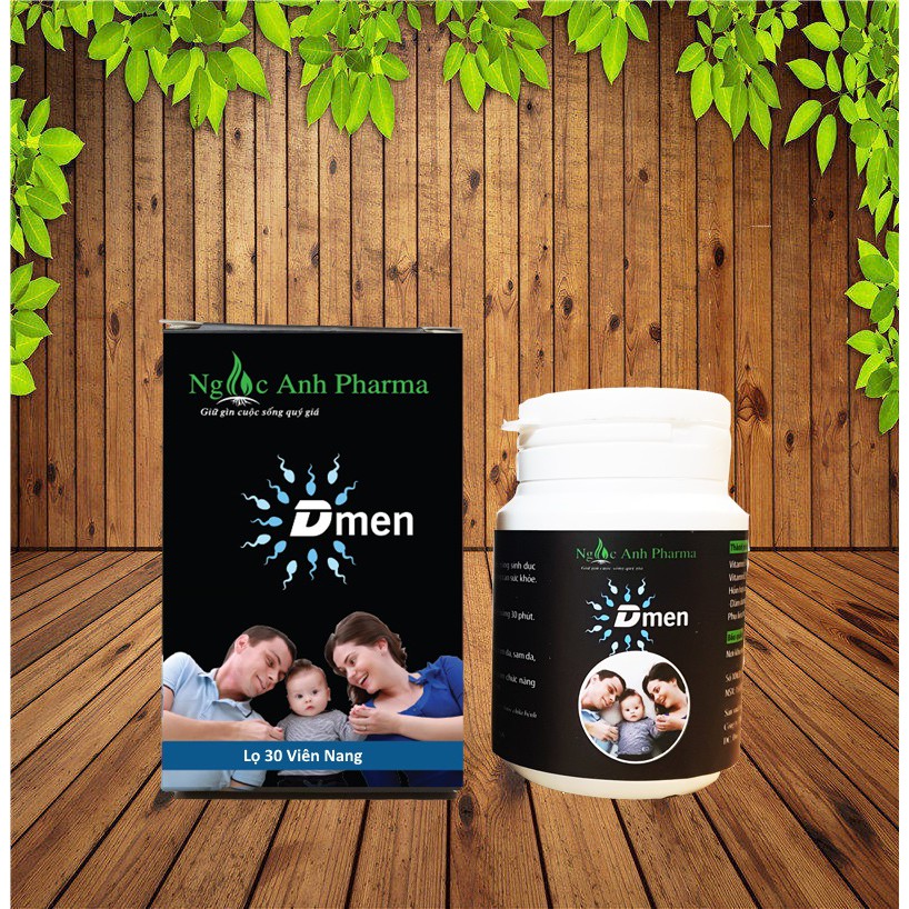 Dmen Tăng Cường Chất Lượng Tinh Trùng( Tặng 3 gói muối kiềm Ngọc Ánh) | BigBuy360 - bigbuy360.vn