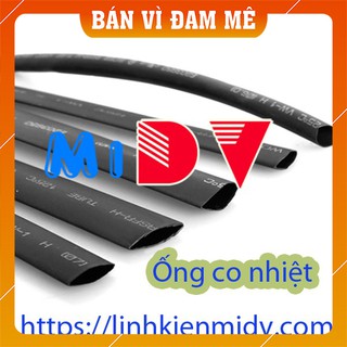 Ống co nhiệt - Gen co nhiệt - Màu ĐEN