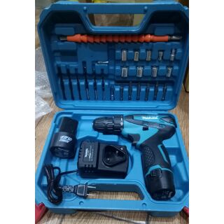 Bộ máy khoan pin makita12v loại cao cấp 2 pin