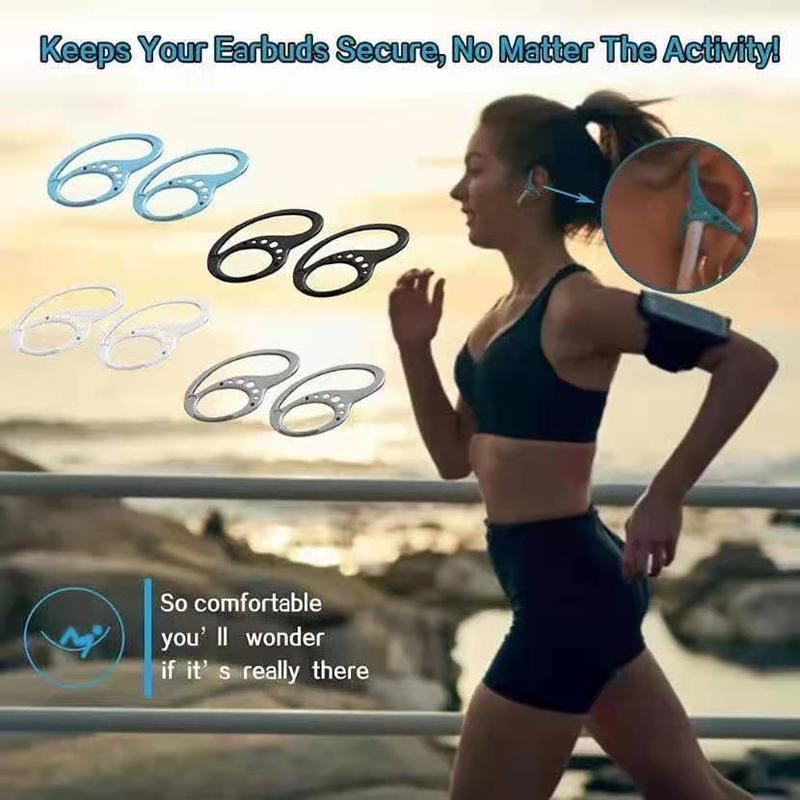 Set 2 Giá Đỡ Tai nghe không dây Bằng Silicon Chống Rơi Tiện Dụng