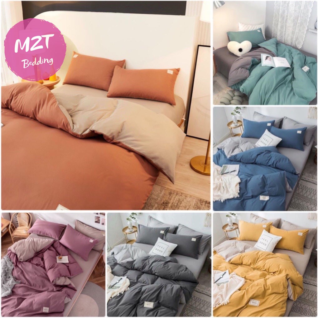 Bộ Chăn Ga Gối Cotton Tici M2T Bedding Drap Giường Đủ Kích Thước Trải Nệm 1m, 1m2, 1m4, 1m6, 1m8, 2m2 Không Kèm Ruột