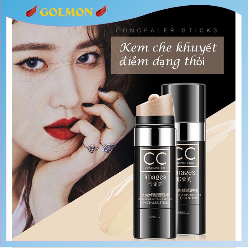 Kem che khuyết điểm CC làm sáng hồng da Images Stick Concealer kem nền trang điểm GM-11