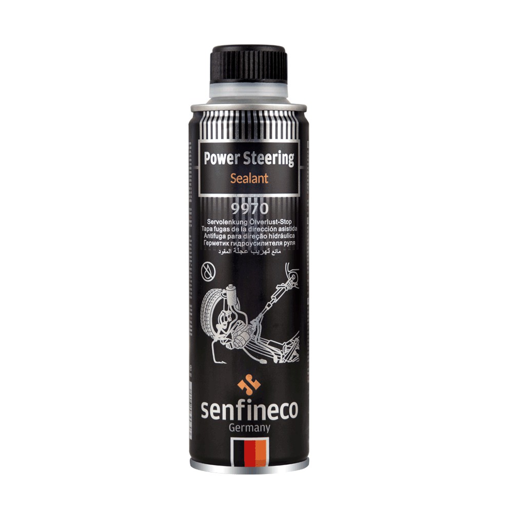 Chất Làm Kín, Chống Rò Rỉ Cho Hệ Thống Dầu Trợ Lực Tay Lái Senfineco 9970 – 300ML Power Steering Sealant, Hàng Đức.