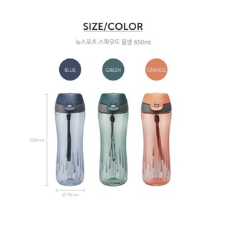 Bình nước nhựa lock&lock new sports spout abf639
